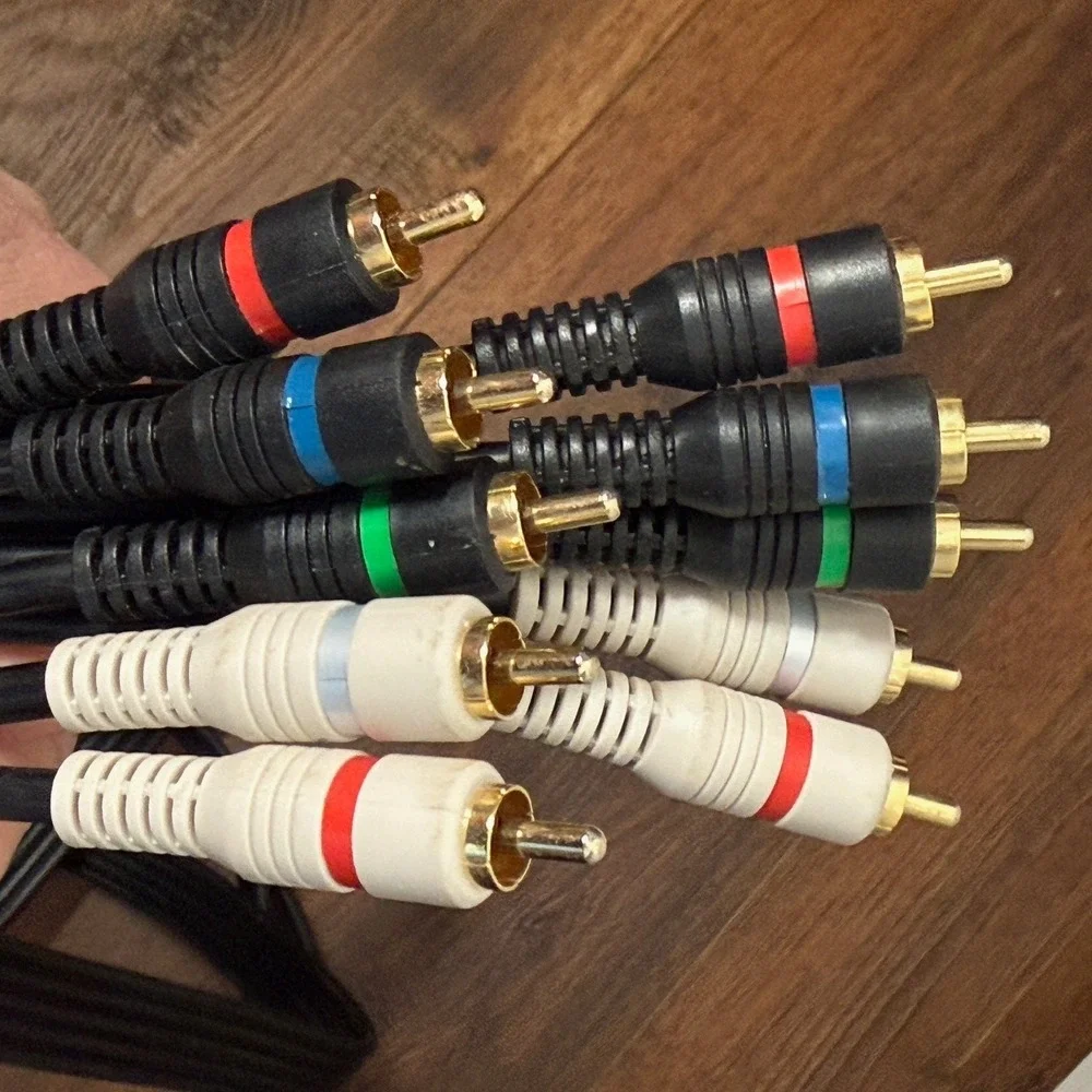 12ft 5 RCA Composite AV Cable Cord VCR DVD Video/Audio